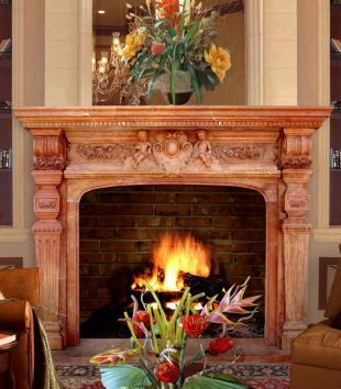 Stone American mantel,Marble mantel ,European mantel -BL025