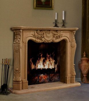 Stone french mantel,Marble mantel ,European mantel -BL1127