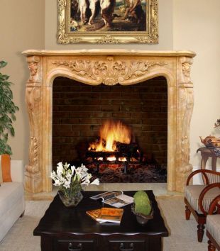 Stone french mantel,Marble mantel ,European mantel -BL128