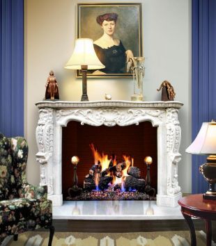 Stone french mantel,Marble mantel ,European mantel -BL129