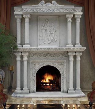 Stone overmantels mantel,Marble mantel ,European mantel -BL214