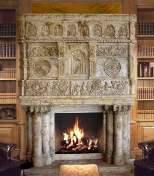 Stone overmantels mantel,Marble mantel ,European mantel -BL219