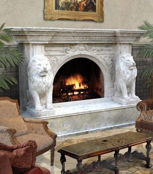 Stone statues mantel,Marble mantel ,European mantel -BL255