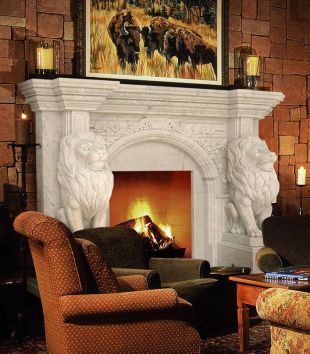 Stone statues mantel,Marble mantel ,European mantel -BL262