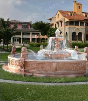 Stone fountain, European fountain, European stone fountain, white marble fountain, fountain granite, marble fountain -PQ005