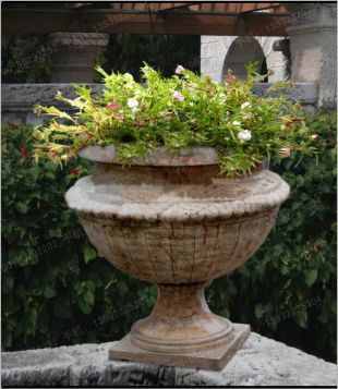 European flowerpot, stone flowerpot, landscape flowerpot, flowerpot pictures, white marble flowerpot, sandstone flowerpot, granite flowerpot, European stone carving flowerpot -- HP166