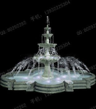 Stone fountain, European fountain, European stone fountain, white marble fountain, fountain granite, marble fountain -PQ354