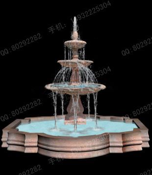 Stone fountain, European fountain, European stone fountain, white marble fountain, fountain granite, marble fountain -PQ355