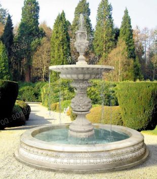 Stone fountain, European fountain, European stone fountain, white marble fountain, fountain granite, marble fountain -PQ360