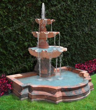 Stone fountain, European fountain, European stone fountain, white marble fountain, fountain granite, marble fountain -PQ362