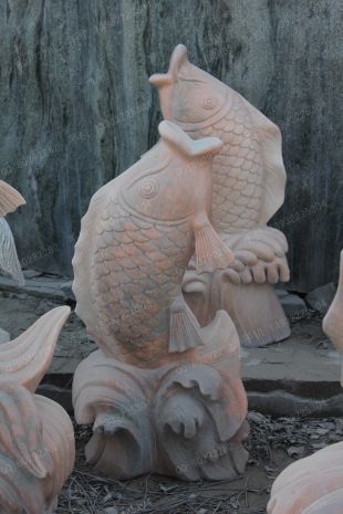 Animal stone fish, stone sculpture fish, fish sculpture garden stone carving, carp sculpture, stone sculpture fountain fishanimal sculptureStone carving factory, sculpture company -- Y013