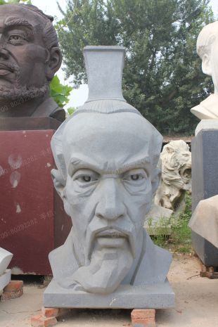 Bust, stone carving bust, bust sculpture, great men bust sculpture, celebrity bust, celebrity sculpture, celebrity statues, marble bust, stone bust sculpture --XX011