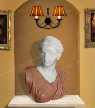 Bust, stone carving bust, lady bust, European bust, marble bust, stone sculpture bust --OSXX312