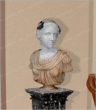 Bust, stone carving bust, lady bust, European bust, marble bust, stone sculpture bust --OSXX310