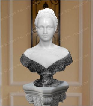 Bust, stone carving bust, lady bust, European bust, marble bust, stone sculpture bust --OSXX308