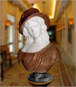 Bust, stone carving bust, lady bust, European bust, marble bust, stone sculpture bust --OSXX316