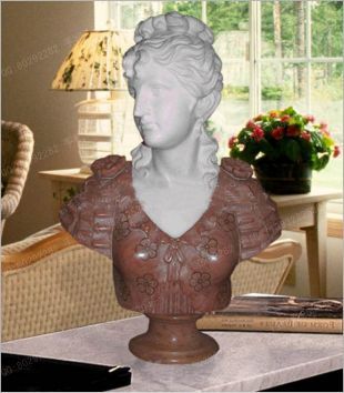 Bust, stone carving bust, lady bust, European bust, marble bust, stone sculpture bust --OSXX318