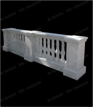 vase column, balcony column, balcony railing,  balcony guardrail, , white marble balcony column, granite balcony column -- YTZ063