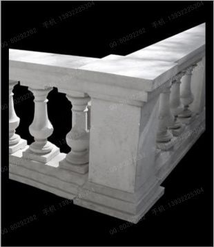 vase column, balcony column, balcony railing,  balcony guardrail, , white marble balcony column, granite balcony column -- YTZ066