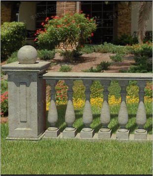 vase column, balcony column, balcony railing,  balcony guardrail, , white marble balcony column, granite balcony column -- YTZ074