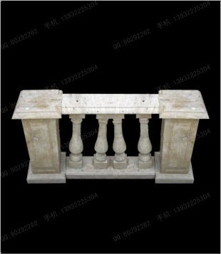 vase column, balcony column, balcony railing,  balcony guardrail, , white marble balcony column, granite balcony column -- YTZ084