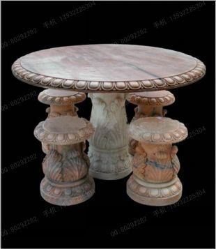 European stone table, European stone table and chair -- ZY042