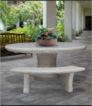 European stone table, European stone table and chair -- ZY048