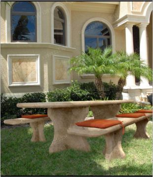 European stone table, European stone table and chair -- ZY049