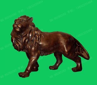 Copper lionBronze lionCopper lion sculpture, copper sculpture factory -TD243