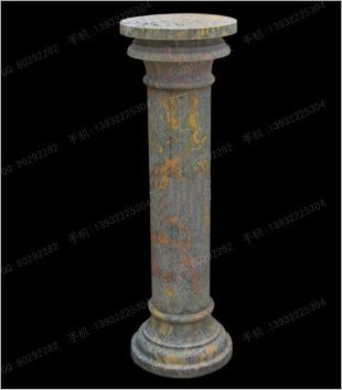 Stone base, stone decorative Roman column, stone decorative base - DZ075