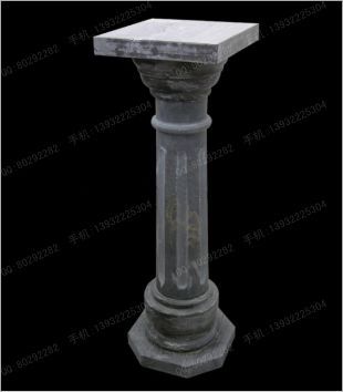 Stone base, stone decorative Roman column, stone decorative base - DZ077