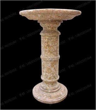 Stone base, stone decorative Roman column, stone decorative base - DZ079