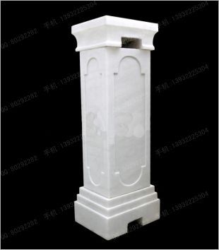 Stone base, stone decorative Roman column, stone decorative base - DZ080