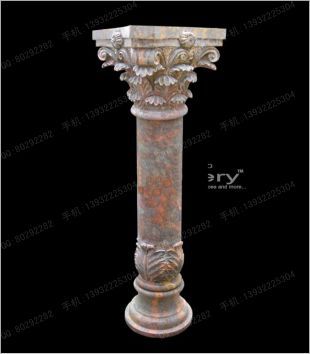 Stone base, stone decorative Roman column, stone decorative base - DZ082