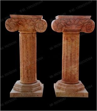 Stone base, stone decorative Roman column, stone decorative base - DZ089