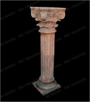 Stone base, stone decorative Roman column, stone decorative base - DZ091