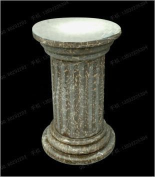 Stone base, stone decorative Roman column, stone decorative base - DZ093