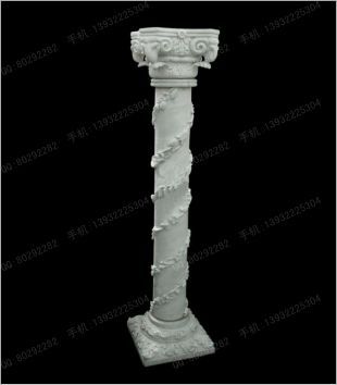 Stone base, stone decorative Roman column, stone decorative base - DZ094