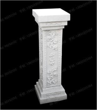 Stone base, stone decorative Roman column, stone decorative base - DZ098