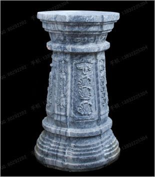 Stone base, stone decorative Roman column, stone decorative base - DZ102