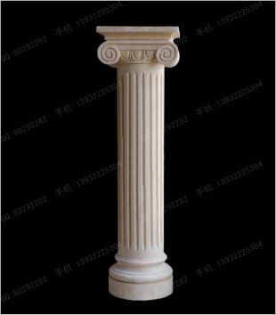 Stone base, stone decorative Roman column, stone decorative base - DZ103