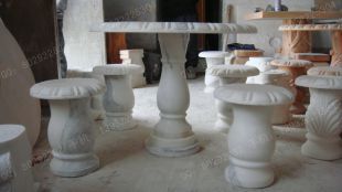 marble table, stone table and chair -- ZYC044