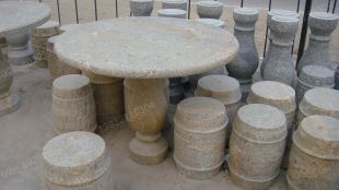 marble table, stone table and chair -- ZYC049