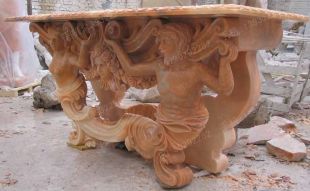 European stone table, European stone table and chair -- ZY059