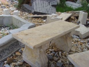 European stone chair, European stone table and chair -- ZY187