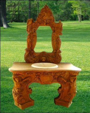 European stone chair, European stone table and chair -- ZY239