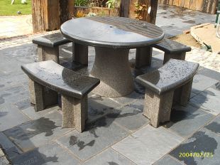 European stone chair, European stone table and chair -- ZY260