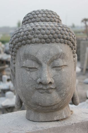 Buddha head sculpture, stone Buddha head sculpture,marble Buddha head sculpture - SDFT002