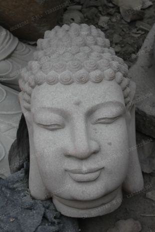 Buddha head sculpture, stone Buddha head sculpture,marble Buddha head sculpture - SDFT004