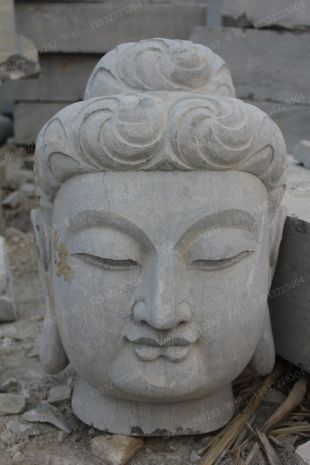 Buddha head sculpture, stone Buddha head sculpture,marble Buddha head sculpture - SDFT010